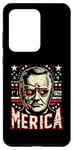 Coque pour Galaxy S20 Ultra Franklin D. Roosevelt Funny July 4th American US Flag Merica