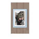 Empireposter – Cadre photo – Beach Gris – Taille (cm), env. 20 x 34 – Cadre amovible inclus – Description : – Cadre en bois avec vitre en verre, gris – Taille 20 x 34 cm extérieure pour 1 photo de 10 x 15 cm