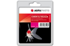 AgfaPhoto - magenta - kompatibel - Genproduceret - blækpatron (alternativ til: Canon 6445B001, Canon CLI-551M XL)