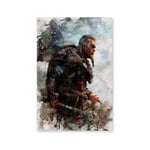 UNGGOY Assassins Creed Valhalla Canvas Art Poster and Wall Art Picture Print Modern Family bedroom Decor Posters 16x24inch(40x60cm)