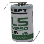 Saft LS14250 | 1/2 AA batteri med lödflikar