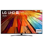 TV LED LG 65UT81 164 cm 4K UHD Smart TV 2024 Noir et Bleu