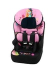Disney Princess Race I Belt fitted High Back Booster Car Seat - 76-140cm (9 months to 12 years), One Colour