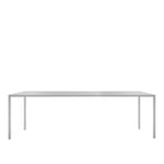 MDF Italia - Tense Standard Table, 90x220, Fenix Matt Grey, Resin Matt Medium Grey