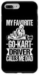 Coque pour iPhone 7 Plus/8 Plus Fête des Pères Karting Racer Go Kart Racing Dad
