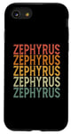 Coque pour iPhone SE (2020) / 7 / 8 Retro Sur Mesure Prénom Nom Zephyrus