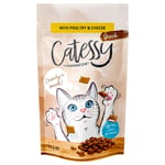 Catessy knasende snacks 65 g - Kylling, ost og taurin