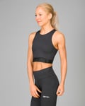 Aim'n All Black Crop Top - XL