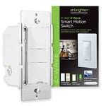 GE Z-Wave Plus Wireless Smart Lighting Control Motion Switch, On/Off, In-Wall, Occupancy Vacancy Sensor, Includes White & Light Almond Buttons, Works with Amazon Alexa (Hub Required), 26931