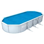 BESTWAY Bache solaire 730 x 350 cm pour piscine hors sol ovale Hydrium  740 x 360 x 120 cm