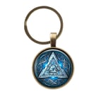 Valknut Nordisk Mytologi Viking Symbol Vikingar Norse Mythology Odens Knop Nyckelring