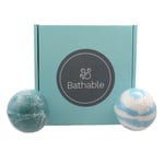 Bath Bomb Set Blueberry & Olympea Bath bomb bath Fizzers Gift Set