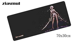 OLUYNG mouse pad Locked edge gaming mouse pad mouse mousepad for computer mouse mats notbook de nier automata padmouse computer 700x300mm Size 900x400x3mm mat 8