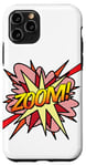Coque pour iPhone 11 Pro ZOOM BD Pop Art Fun Superhero Design
