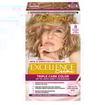 L'Oréal Paris Excellence Creme Permanent Hårfärg 8 Natural Light Blonde