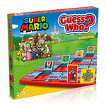 Winning Moves Super Mario Guess Who? Board Game, Play with classic Nintendo characters including Mario, Luigi, Peach, Bowser, and Donkey Kong, 2 players makes a great gift for ages 6 plus