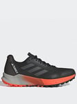 adidas Terrex Men's Trail Agravic Flow 2.0  Shoes - Black/Orange, Black, Size 6, Men
