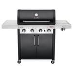 Char-Broil Professional Series 4400B - 4 Burner Gas BBQ Grill with Side Black