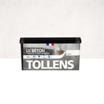 Peinture Tollens effet béton beige neige 2L