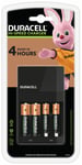 Duracell 4 hours Battery Charger with 2 AA and AAA