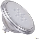 QPAR111 GU10, LED ljuskälla silver 7W 2700K CRI90 25°