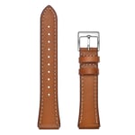 Garmin Vivomove 3s Armband i äkta läder, brun