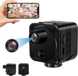 MONDODIGITALE-Camera Espion Hd1080P 30Fps,Mini Caméra Espion Sans Fil 2.4G,Caméras Espion Cachée Objet Décoratif 15H,Mini Camera Avec Détection De Mouvement Pir Et Vision Nocturne Pour Intérieur
