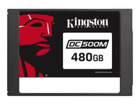 Kingston Data Center DC500M - SSD - chiffré - 480 Go - interne - 2.5" - SATA 6Gb/s - AES - Self-Encrypting Drive (SED)