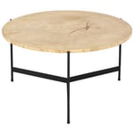 SOFFBORD i trä, metall, trämaterial 70/70/38 cm 