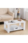 Coffee Table with Storage Small Tea Table Desk Wooden Living Room Furniture