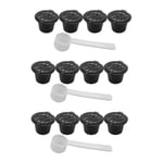 12X Refillable Reusable Coffee  Pods for Nespresso Machines Spoon I2L62266
