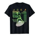 51 Area Alien UFO Green Man Flying Saucer Space Graphic T-Shirt