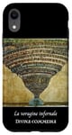 Coque pour iPhone XR La carte de l'enfer Dante's Divine Comédie peinture par Botticelli