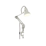 Anglepoise - Original 1227 Mini Desk Lamp With Clamp Linen White - Vit - Skrivbordslampor