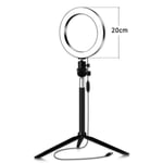 selfie ring light with tripod stand Standing ring light for makeup 3 Modes 10 Brightness Levels led ring light 3-Colors Dimmable -20cm