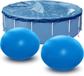 GOUTS ET COULEURSCoussin Piscine Hivernage Rectangle 8×4Ft, Flotteur Hivernage Piscine, Coussin Gonflable Hiver, Ballon Hivernage Piscine Hors Sol, Accessoires Piscine Pour Bache Oreiller Piscine Ant