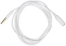 Goobay 62361 Headphone and Audio Aux Extension Cable, 4-Pin 3.5 mm Slim, CU, 1.5 m Cable Length