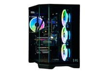 Fcomputer The Behemoth II Gaming Dator - AMD Ryzen 7 9800X3D - Vattenkylare - 32GB DDR5 RGB - GeForce RTX 4070 Ti SUPER 16GB - 2TB SSD M.2 - Windows 11 installerat och klart att användas.