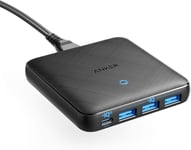 Anker USB C Charger 65W 4 Port PIQ 3.0 GaN Fast Wall Charger Adapter for Laptops