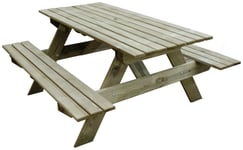 Forest Garden 4 Seater Wooden Picnic Table