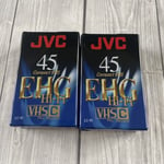 JVC EHG 45 Compact VHS  Hi-Fi VHSC Pal Camcorder Video Tape EC-45 New & Sealed