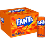 Fanta Orange Läsk Burk 6x33cl