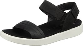 ECCO Flowtw, Ankle Strap Sandals Women’s, Black (Black/Black 51052), 7.5 UK EU