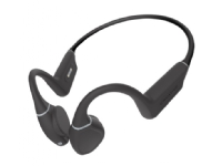 Creative Outlier Free+ - Hörlurar med mikrofon - öppet öra - montering bakom nacken - Bluetooth - trådlös - mattsvart, dark slate gray