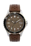 Timex Gents Navi Automatic Leather Strap Watch TW2V41500