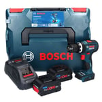 Bosch GSB 18V-90 C Professional Perceuse-visseuse à percussion sans fil 18 V 64 Nm Brushless + 2x batterie ProCORE 5,5 Ah +