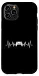 iPhone 11 Pro Cool Vintage Gamer Heartbeat Controller Gaming Case