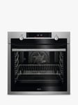 AEG 6000 BPS555060M Built-In Electric Self Cleaning Single Oven with Steam Function, Stainless Steel