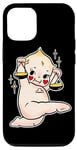 iPhone 12/12 Pro Kewpie Baby Libra Zodiac Scales of Justice Tattoo Flash Case