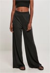 Urban Classics Byxor med vida ben dam (black,L)